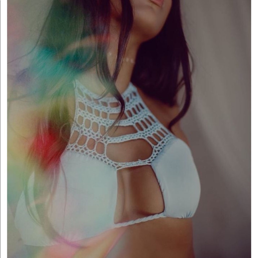 NEW • Frankie’s Bikinis • Mini Halter Bikini Top S - Picture 4 of 7